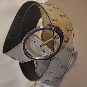 Womens Belt With Rhinestones And Studs